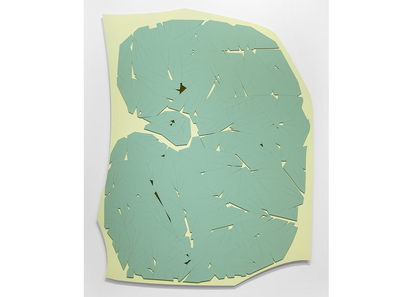 Ted Lawson (painted, laser cut aluminum)