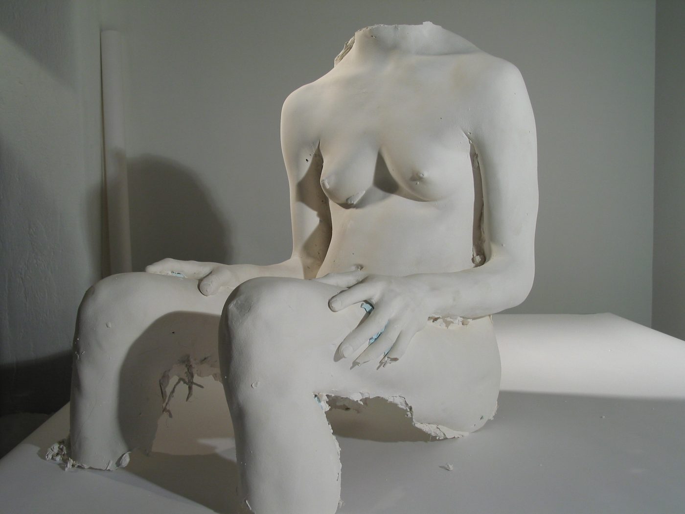 Yoko Ono (plaster lifecast)