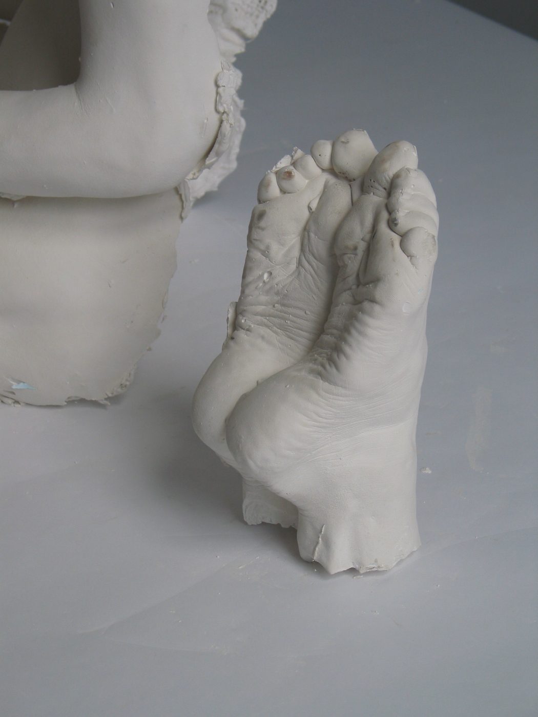 Yoko Ono (plaster lifecast)