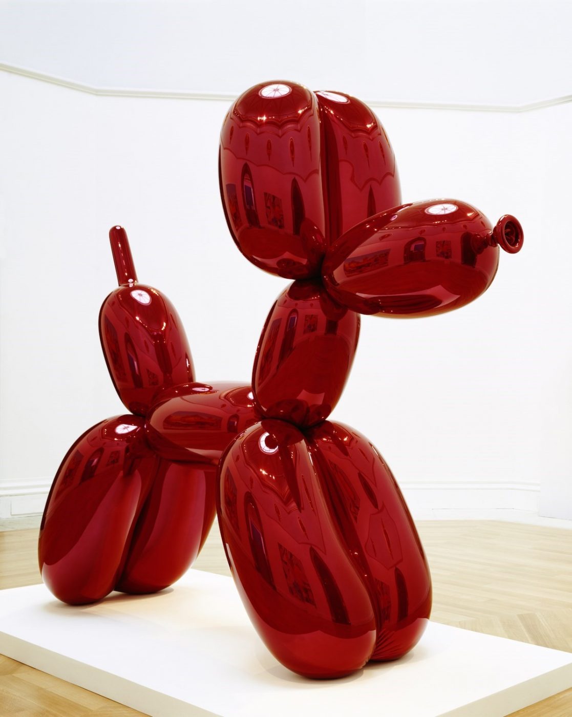 Jeff Koons (tinted clearcoat over cast stainless steel)