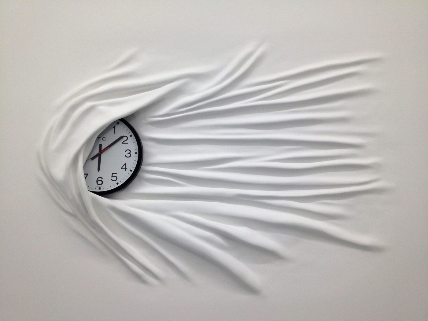 Daniel Arsham (resin, plaster, wall paint)