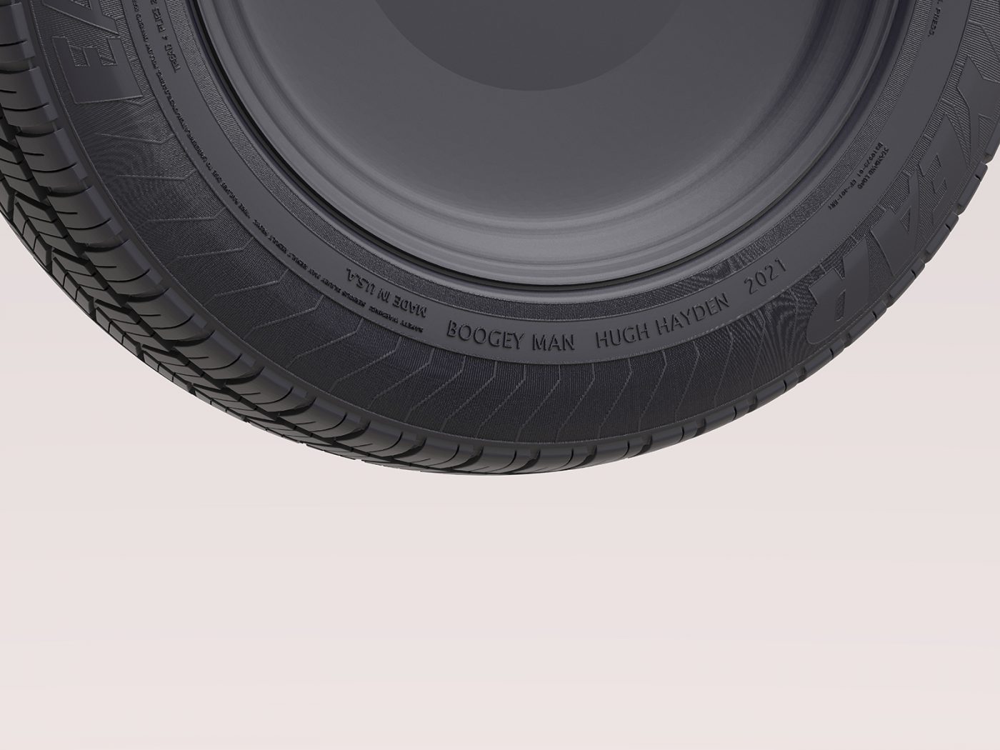 Hugh Hayden (3D CAD model and render)